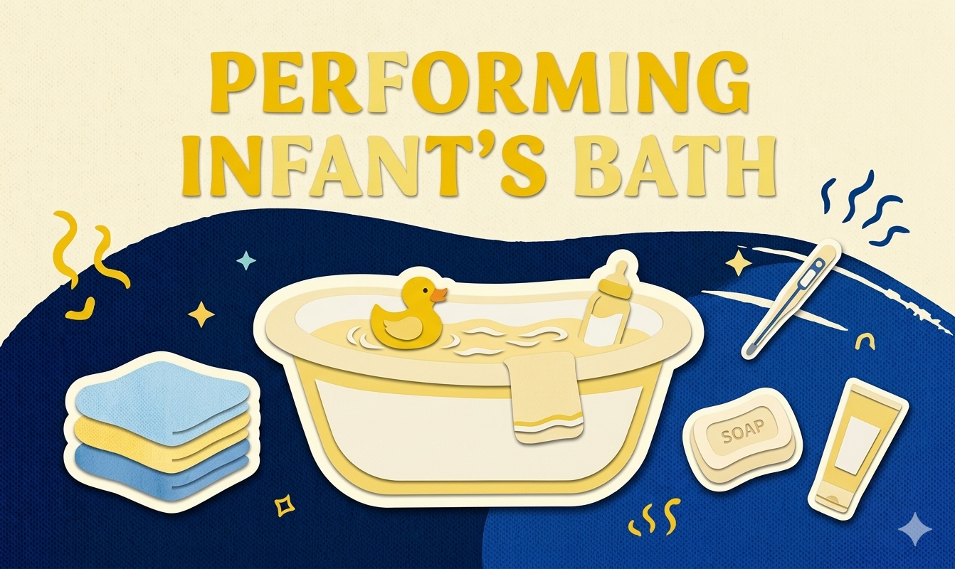 Performing Infants Bath